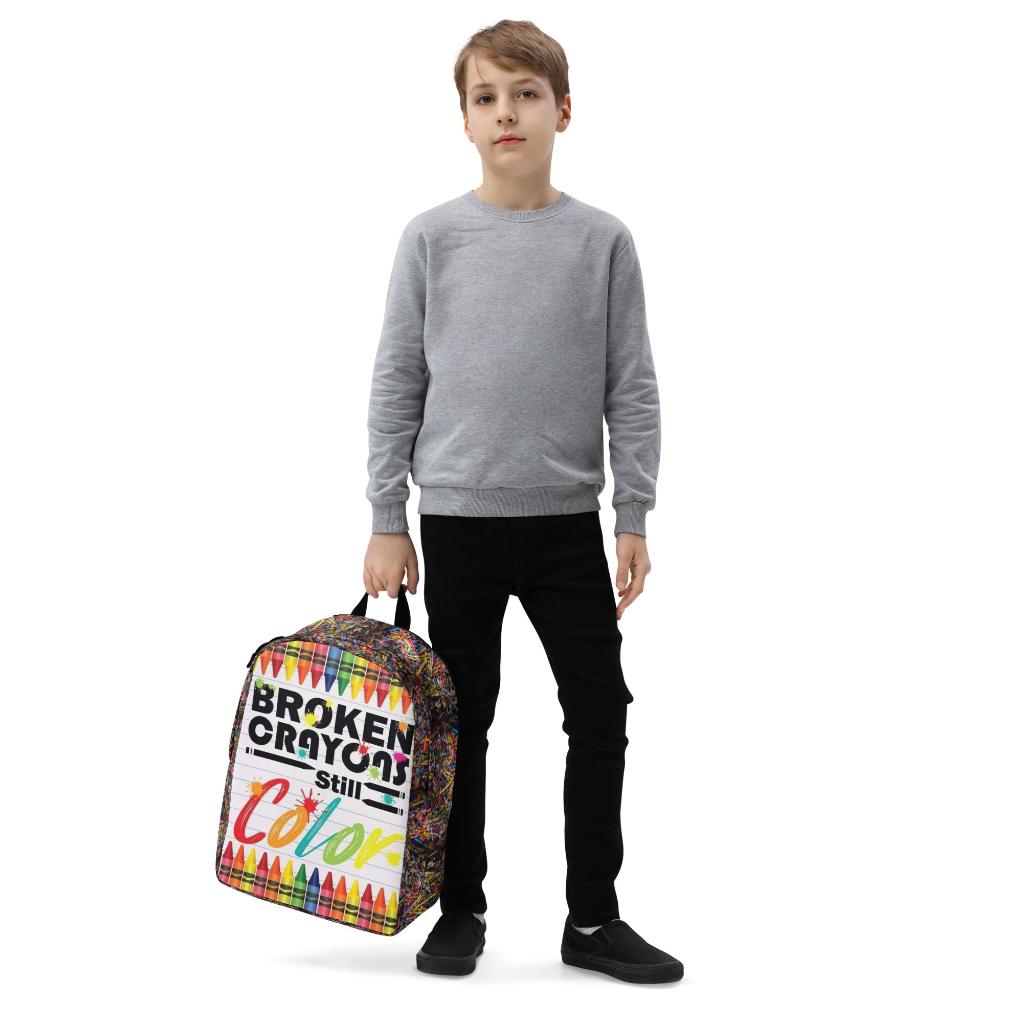 Broken Crayons #StandOut Minimalist Backpack