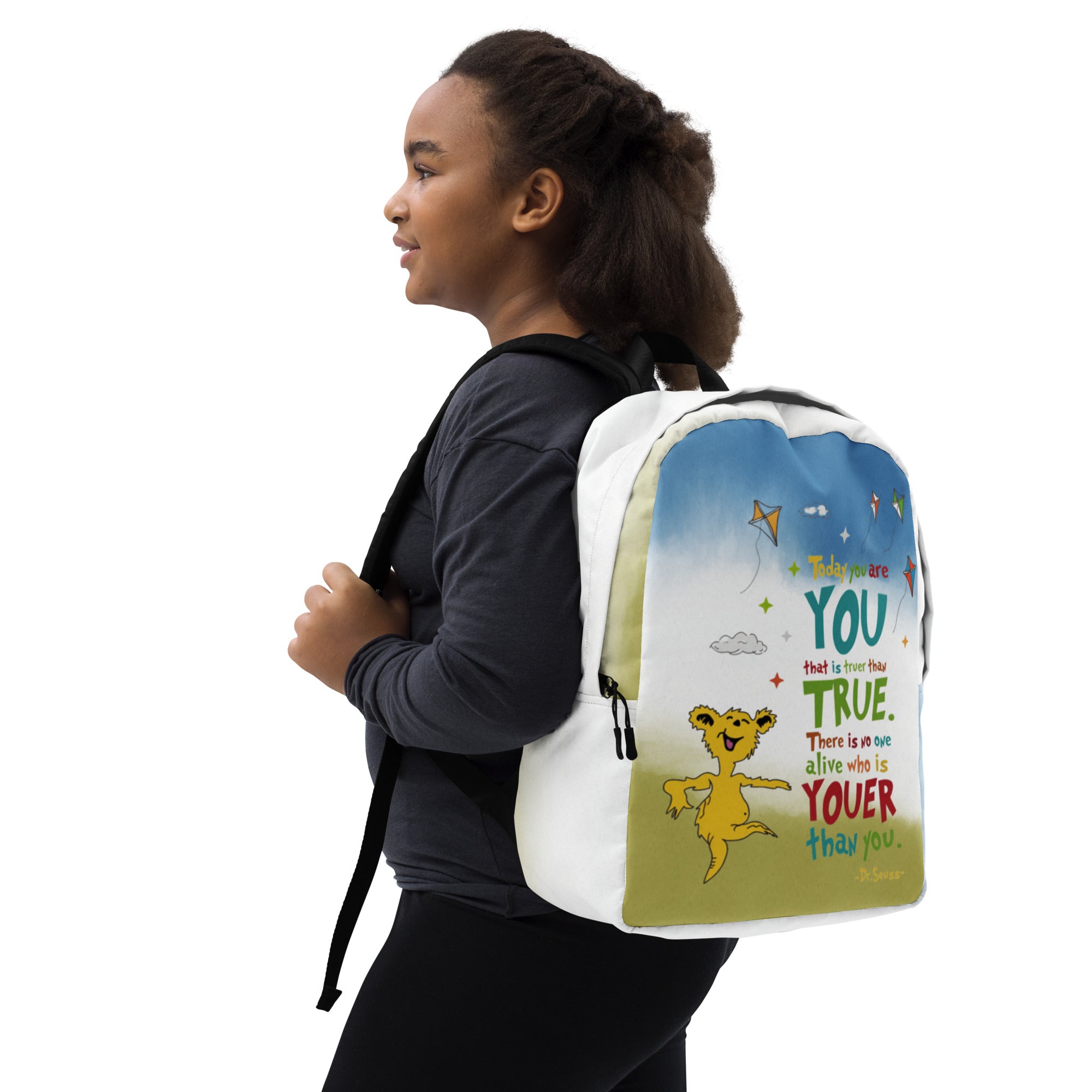"No one can be youer than you" Minimalist Backpack